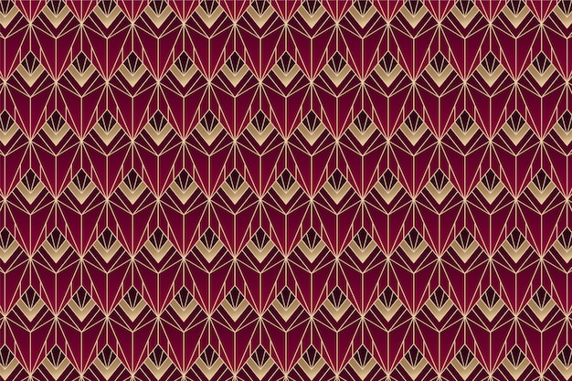 Free Vector art deco pattern design