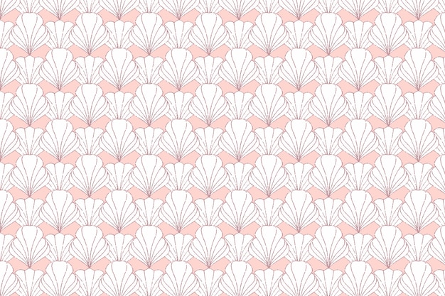 Art deco rose gold seamless pattern