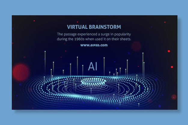 Free Vector artificial intelligence banner