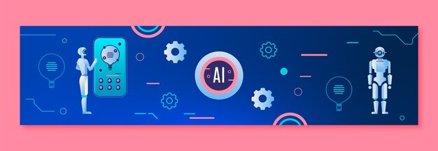 Artificial intelligence concept  twitch banner