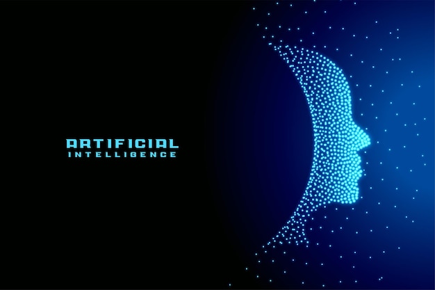 Free Vector artificial intelligence web tech innovation wallpaper design