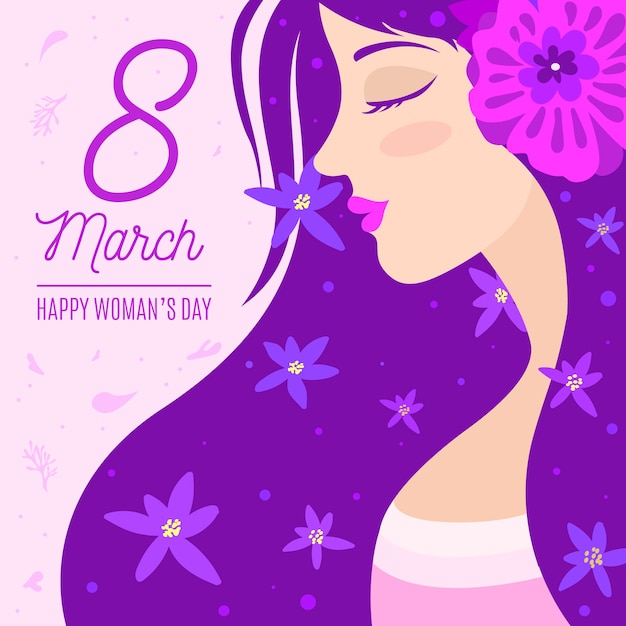 Artistic draw for womens day