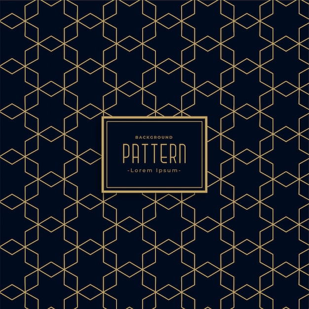 Artistic geometric style dark line pattern background