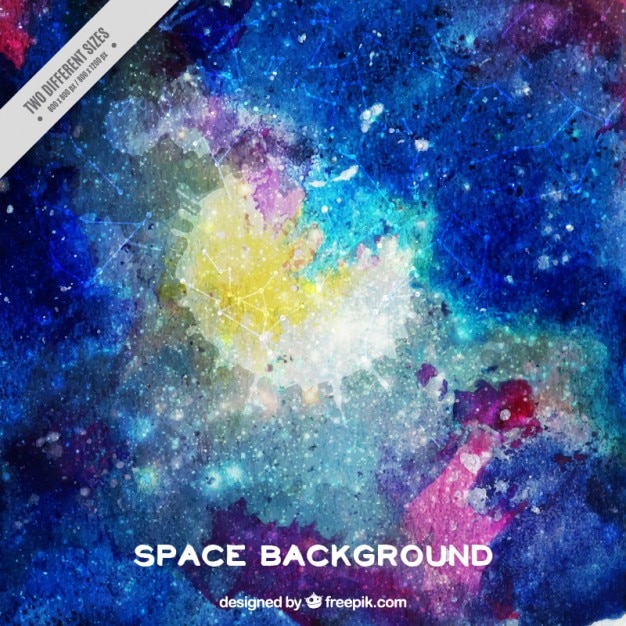 Free Vector artistic space background 