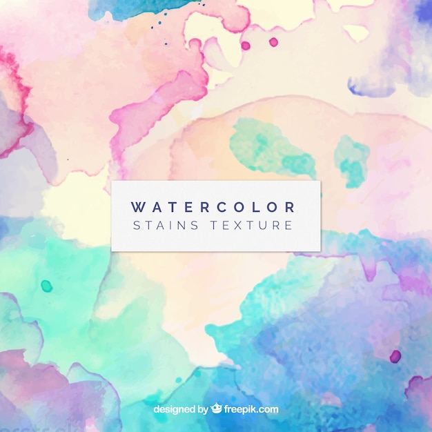 Artistic watercolor background with stains