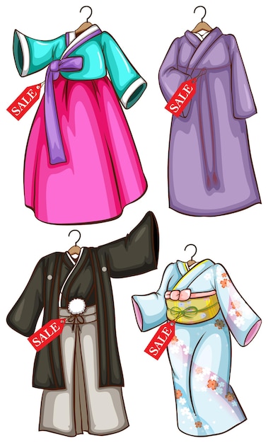 Asian costumes