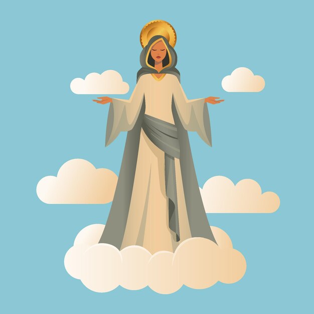 Assumption of mary illustration