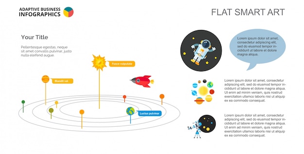 Astronomy Concept Chart Slide Template