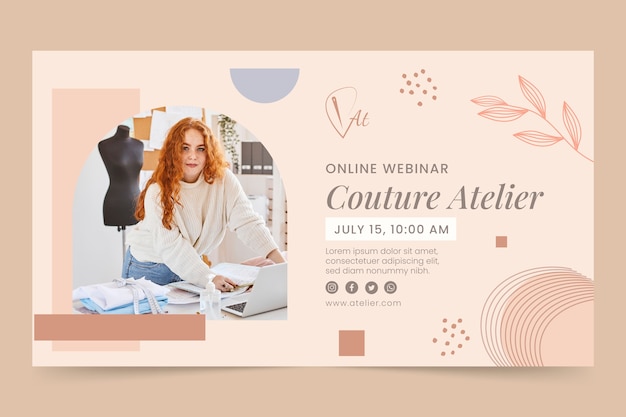 Atelier flat minimal webinar