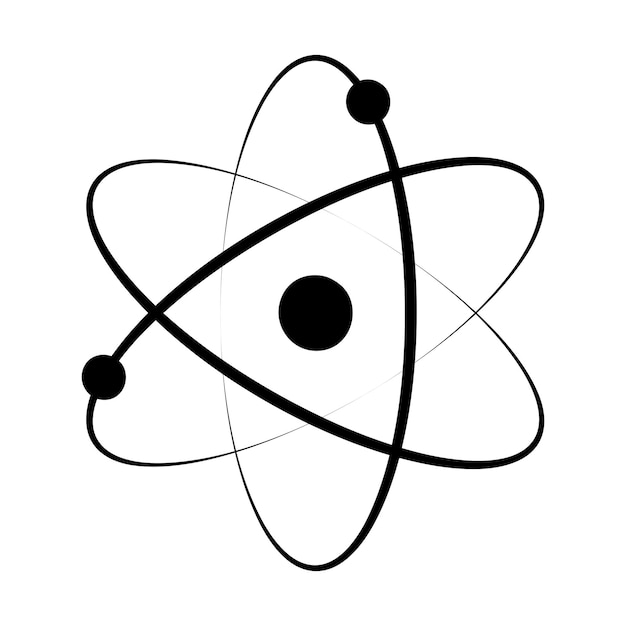 Atom Symbol Hand Drawn Style