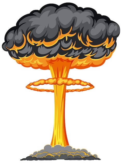 Atomic bomb mushroom cloud