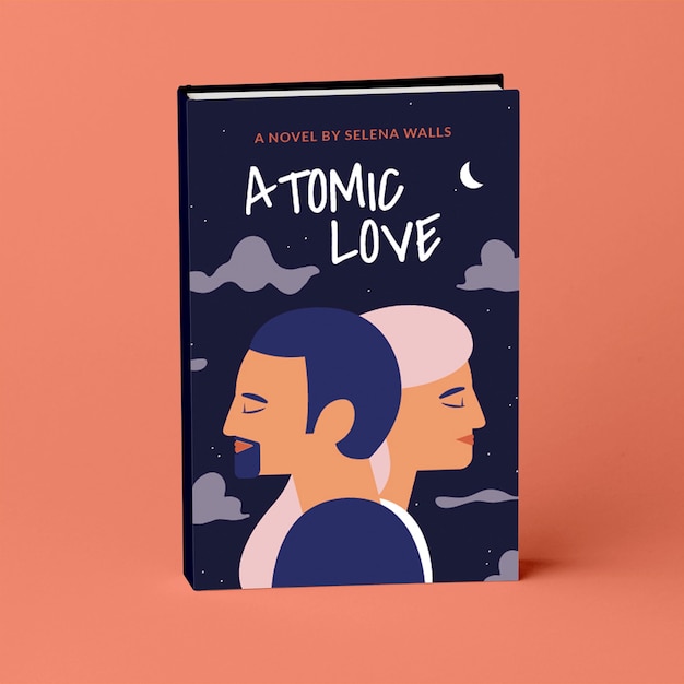 Free vector atomic love wattpad book cover