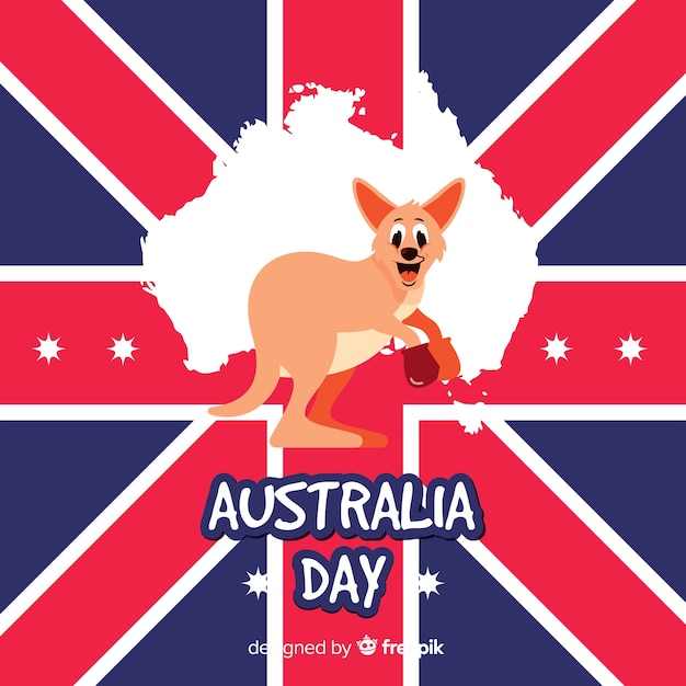 Free Vector australia day background