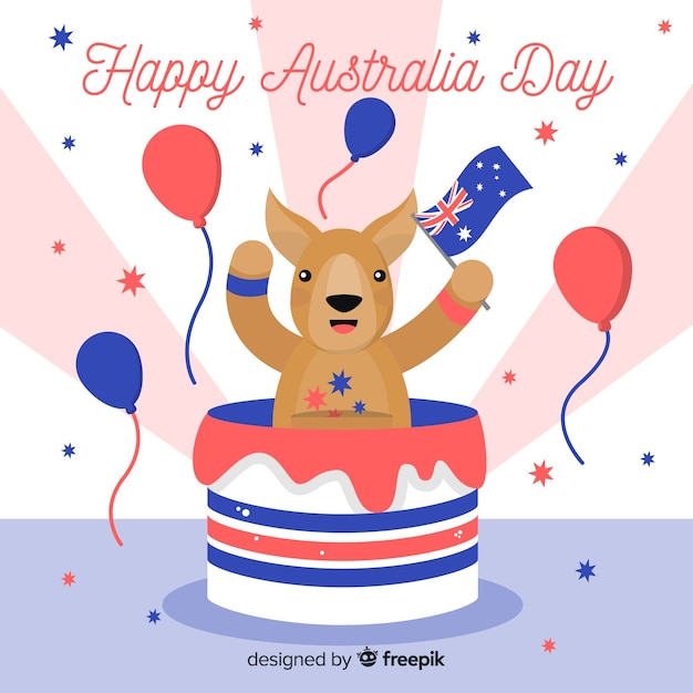 Free Vector australia day background