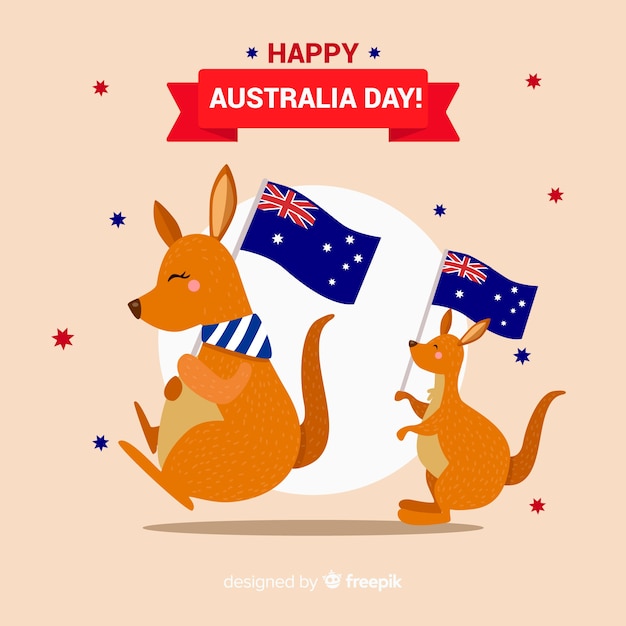 Free vector australia day background