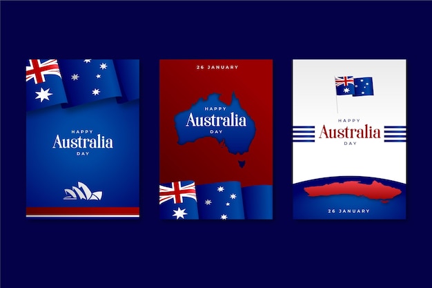 Australia day greeting cards