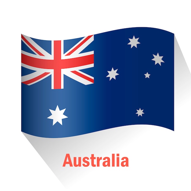 Australia flag background