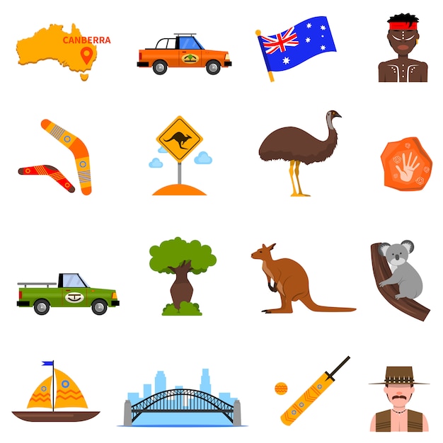 Australia Icons Set