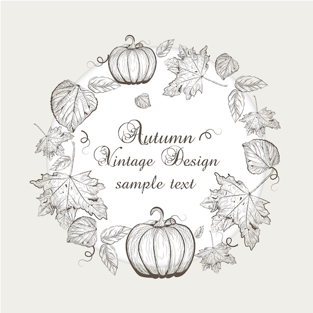 Autumn background design