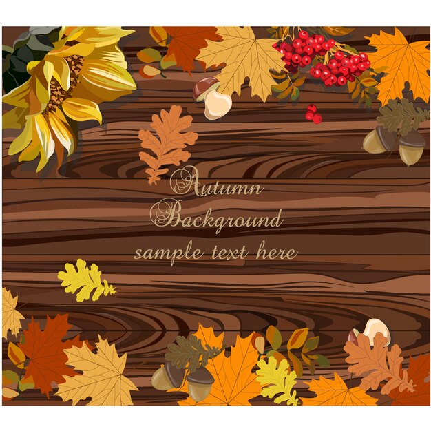 Autumn background design