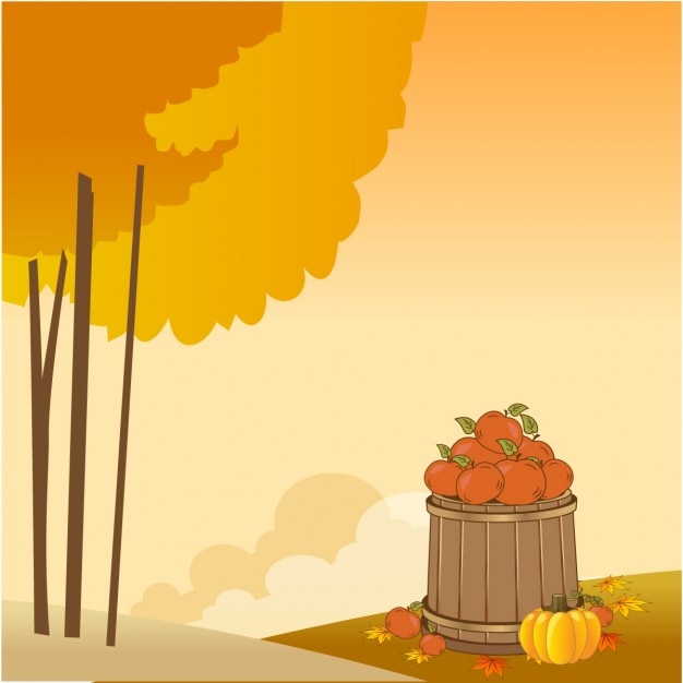 Free vector autumn background