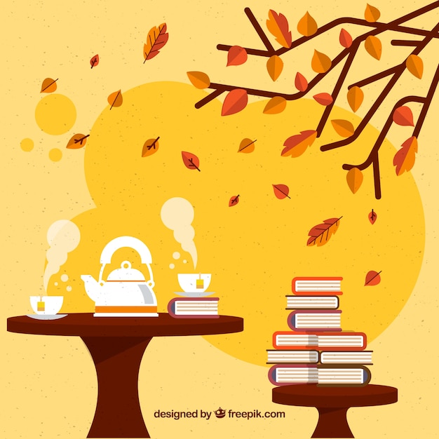 Free vector autumn background