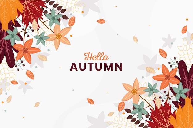 Free vector autumn background