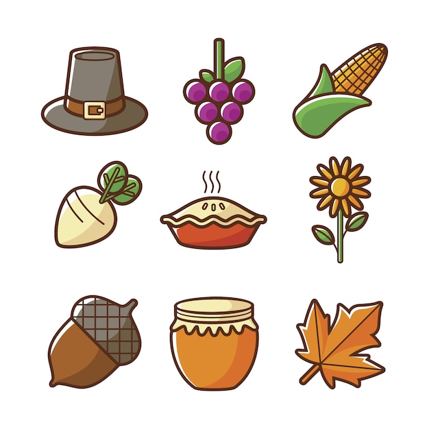 Autumn icon collectio