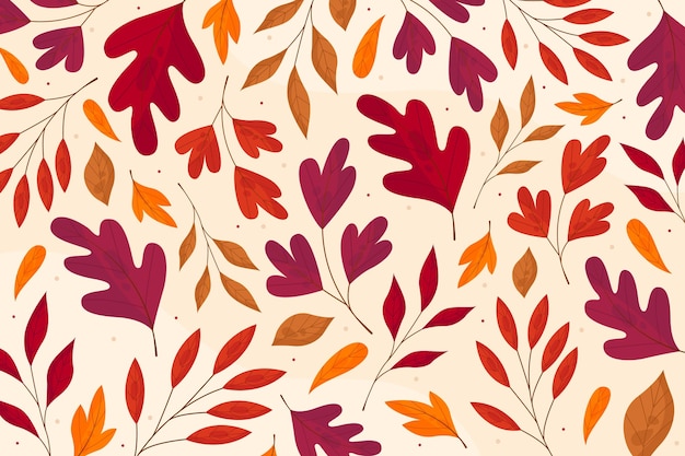 Autumn leaves background