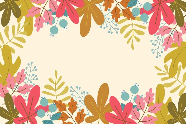 Autumn leaves background