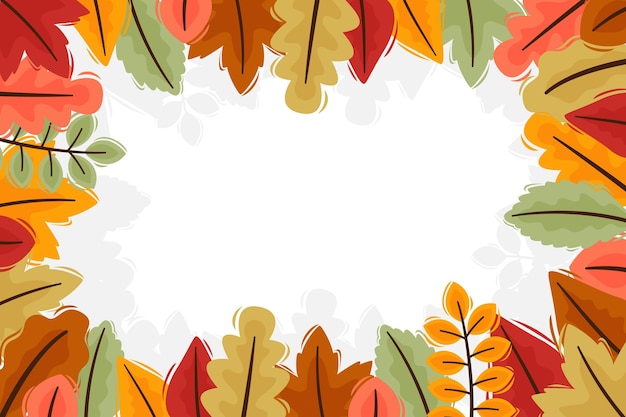 Autumn leaves background