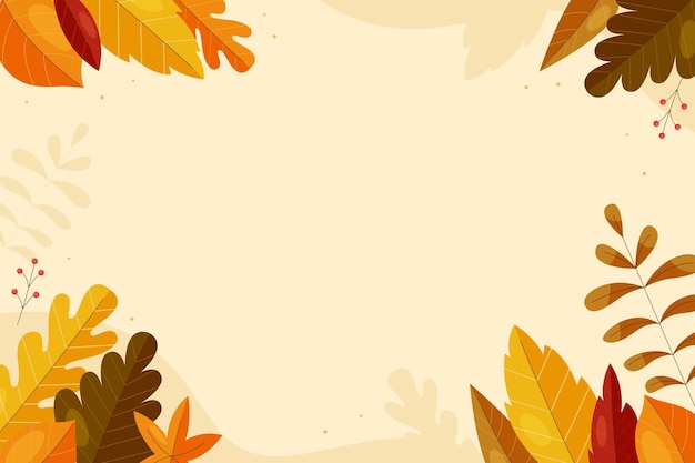 Autumn leaves background