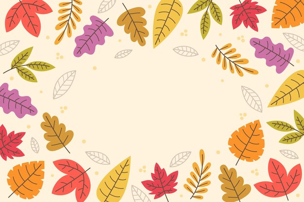 Autumn leaves background