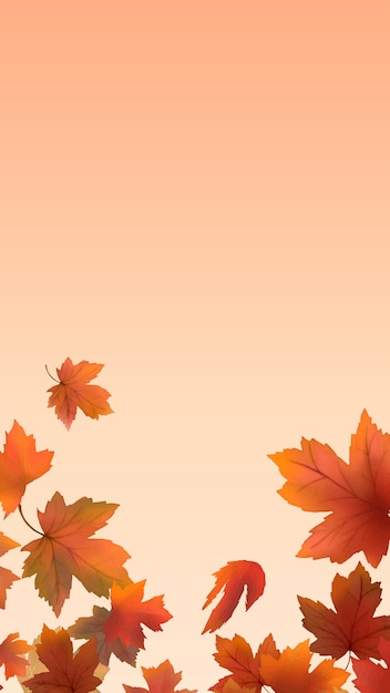 Autumn leaves background