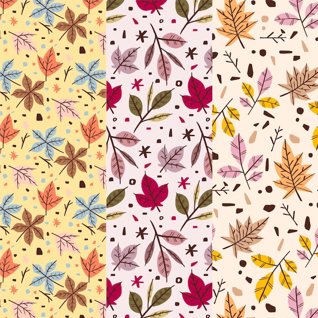 Autumn pattern collection