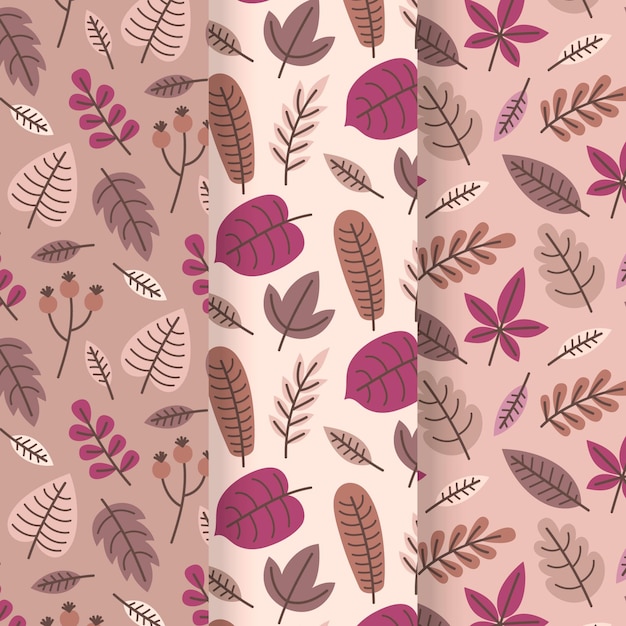 Autumn pattern collection