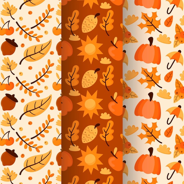 Autumn pattern pack