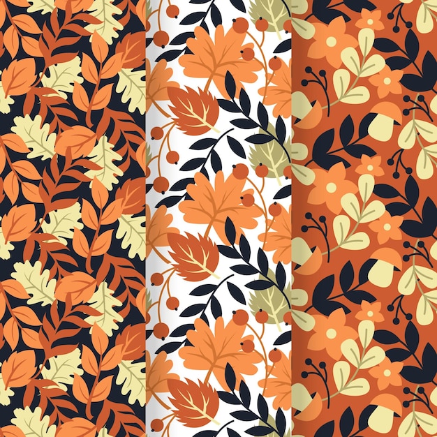 Autumn pattern theme design