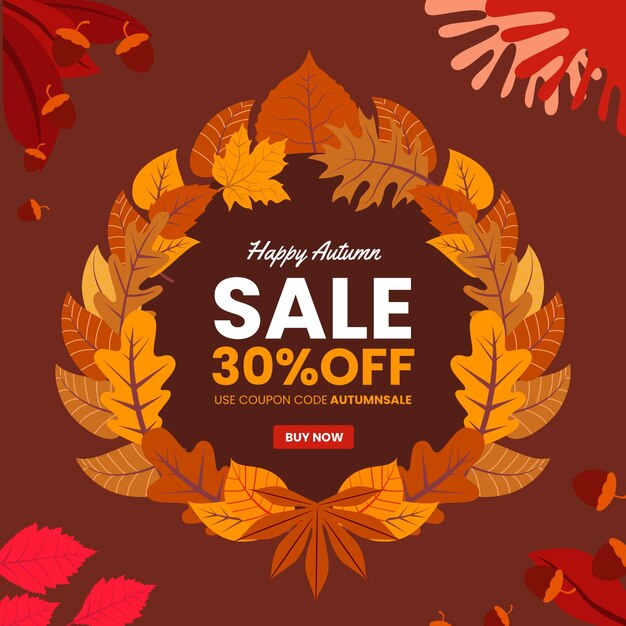 Autumn sale banner