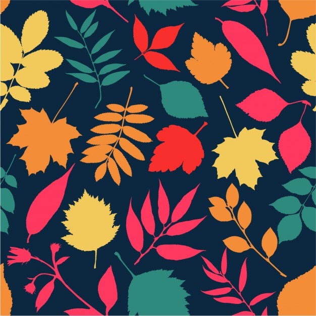 Free vector autumn seamless pattern