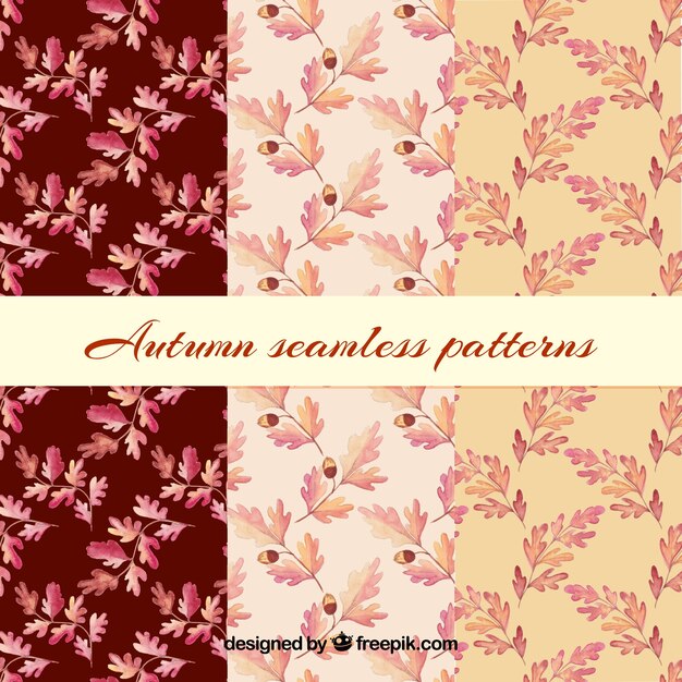 Autumn seamless pattern