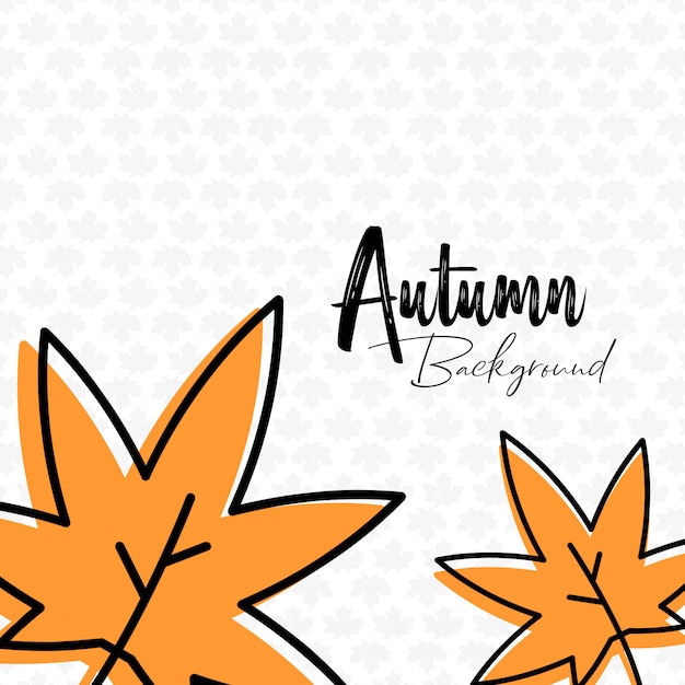 Free Vector autumn season design with light background vector