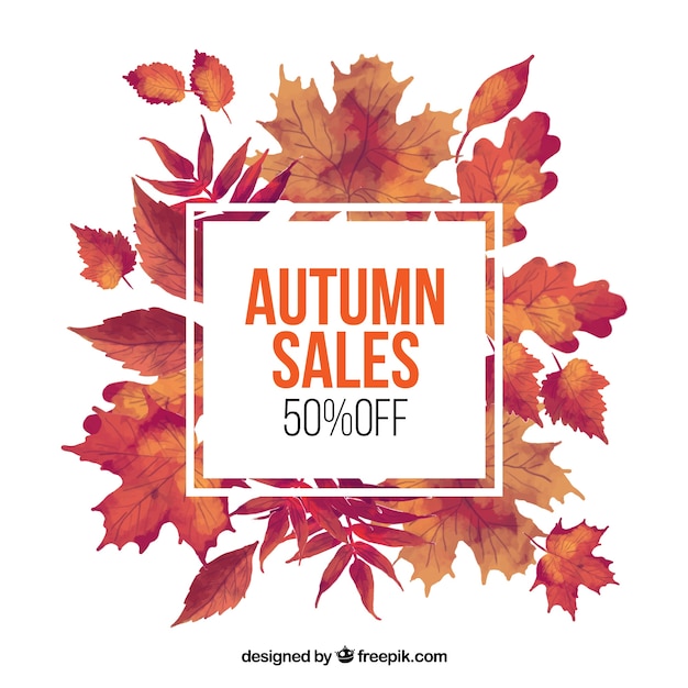 Autumn special sale poster