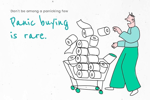 Avoid panic buying and stockpiling. This image is part our collaboration with the Behavioural Sciences team at Hill+Knowlton Strategies to reveal which Covid-19 messages resonate best with the public.