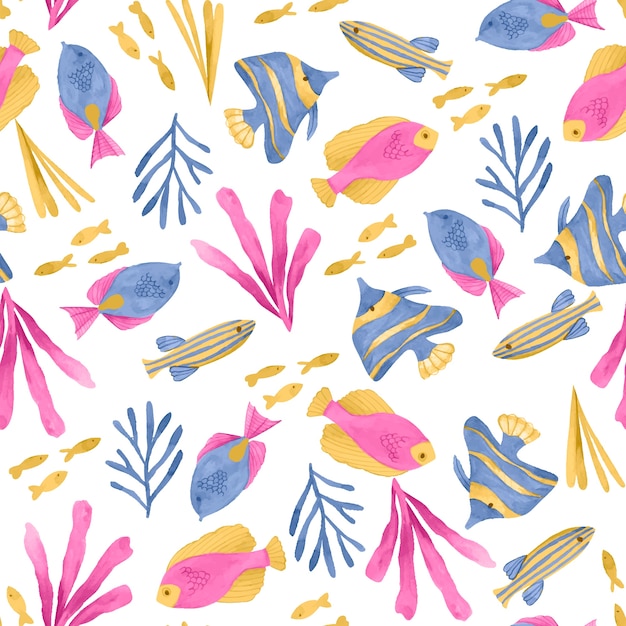 Free Vector aw colours pattern illustration