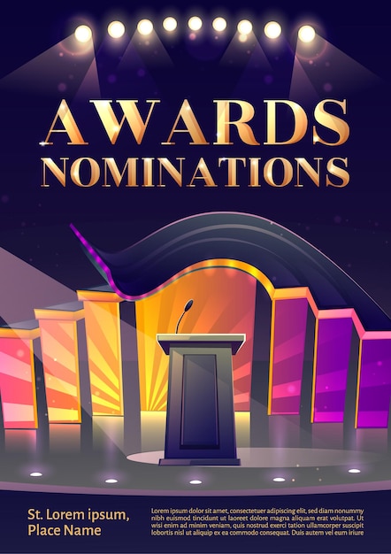 Award nominations poster