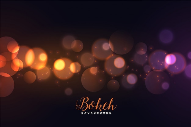 Awesome defocused bokeh lights background