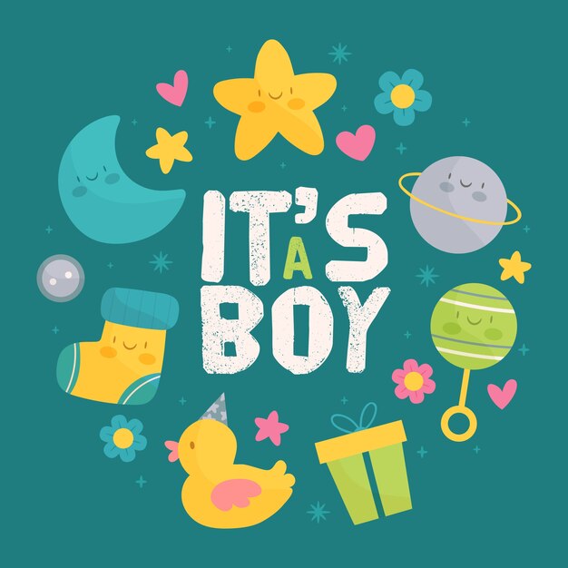 Baby boy shower event theme