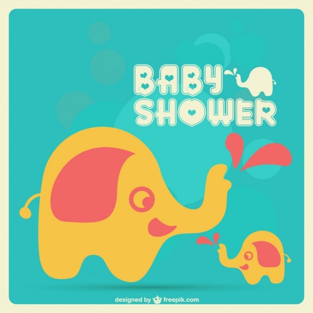 Free vector baby card cute design