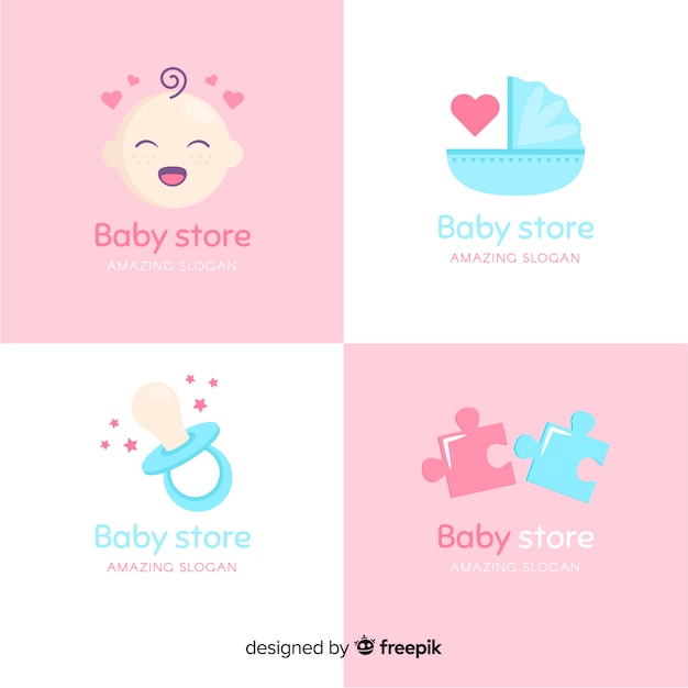 Baby cute logo